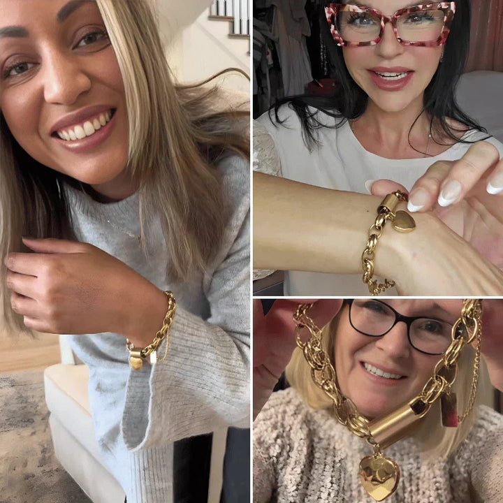 Dikke hartvormige armband