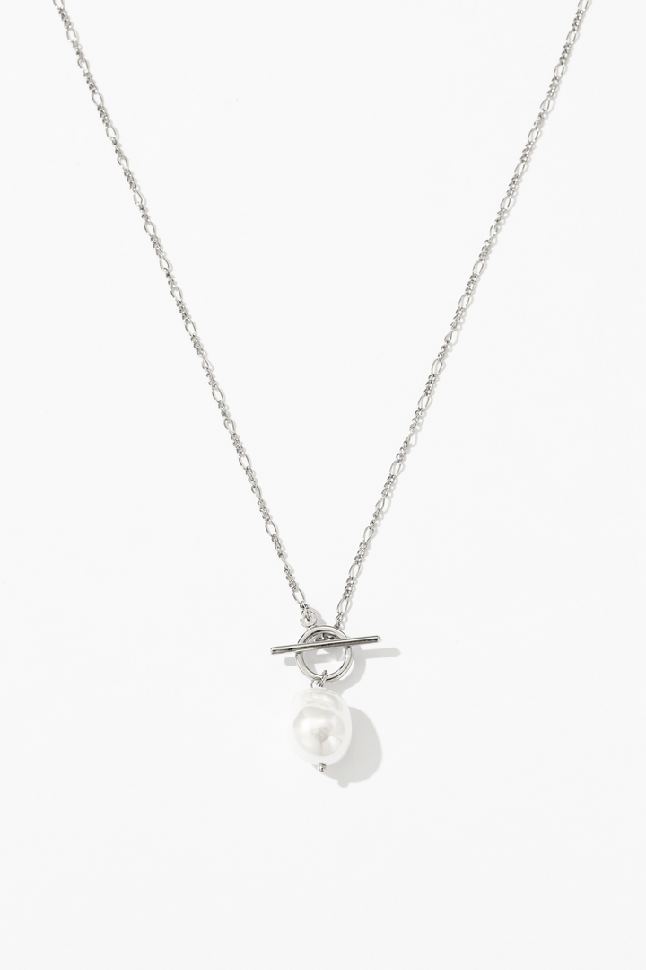 Elegante Ketting met Goudkleurige Parels