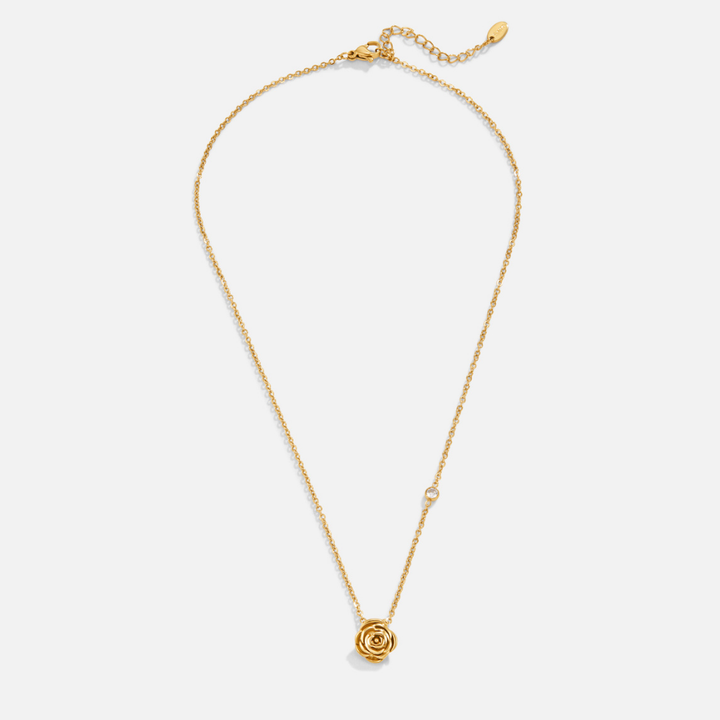 Ketting met goudkleurige roos-hanger