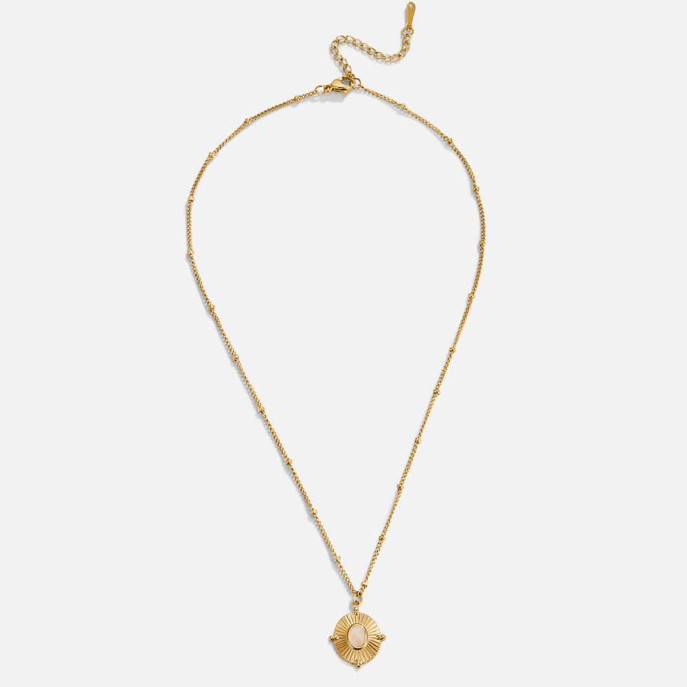 Vintage ketting Monique met steen