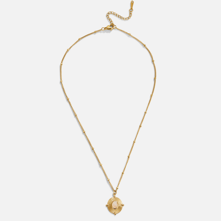 Vintage ketting Monique met steen