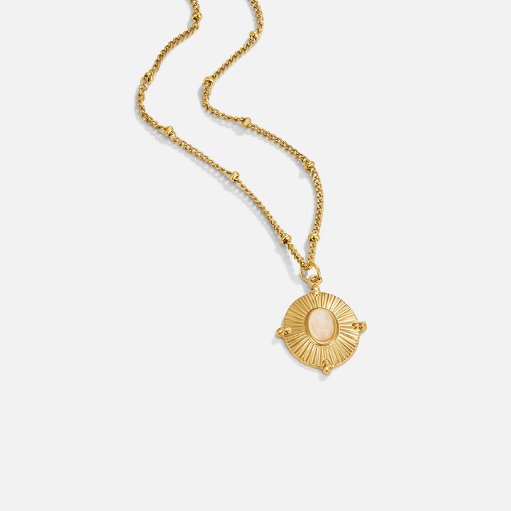 Vintage ketting Monique met steen