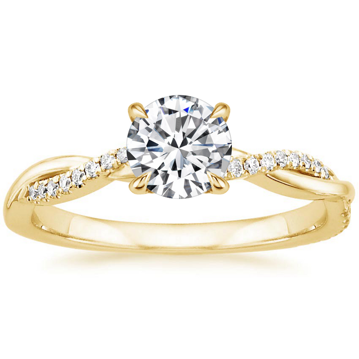 Elegante goudkleurige ring Janes