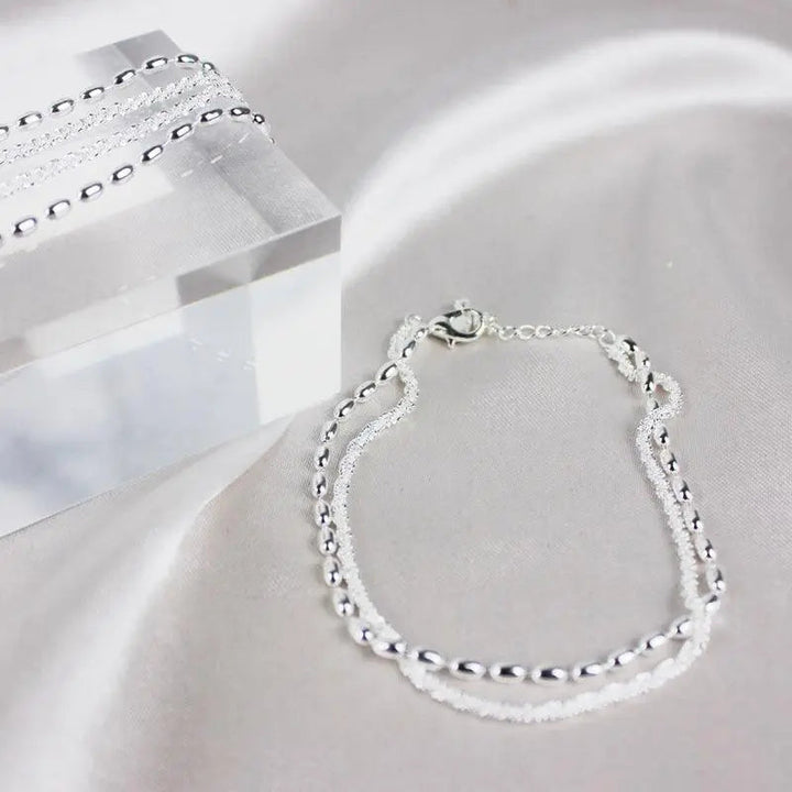 Elegante armbanden set met zirconium stenen