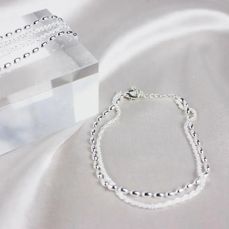 Elegante armbanden set met zirconium stenen
