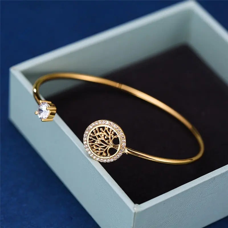 Tijdloze Verstelbare Levensboom Armband