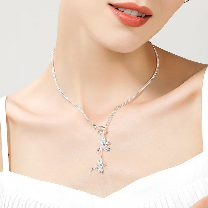 Halsketting met Libelle Hanger