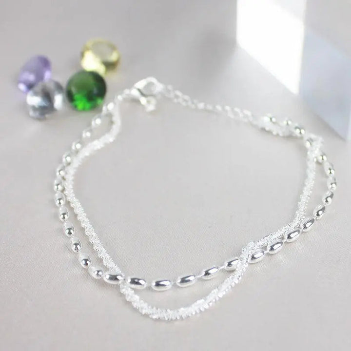 Elegante armbanden set met zirconium stenen