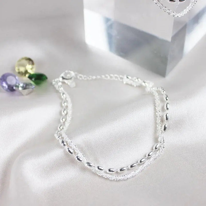 Elegante armbanden set met zirconium stenen