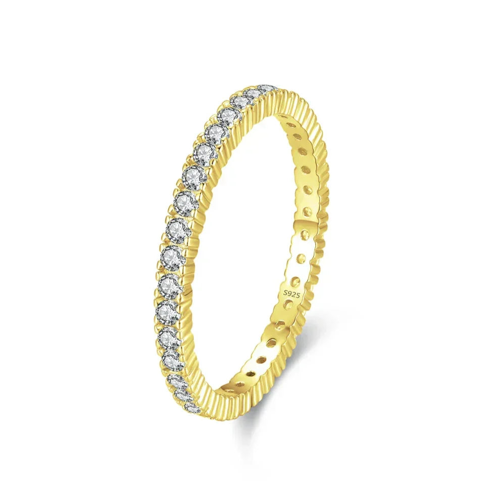 Minimalistische Verlichte Eternity Ring