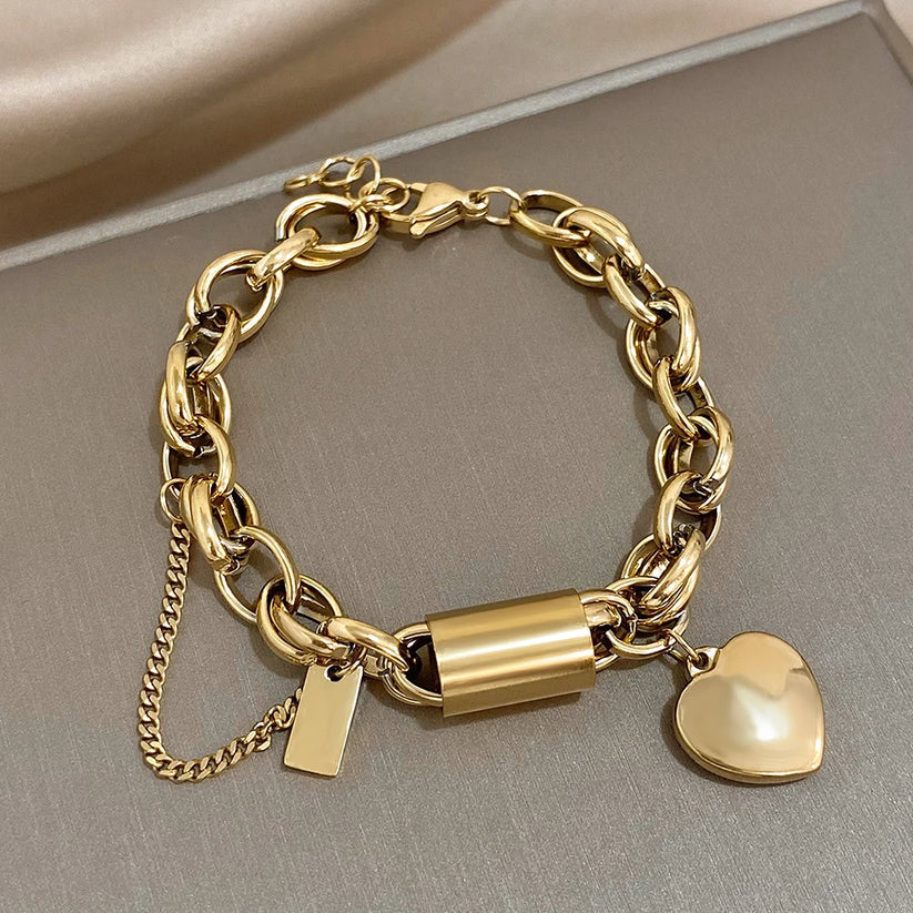 Dikke hartvormige armband