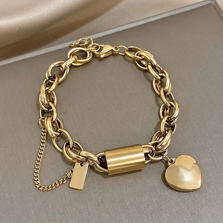 Dikke hartvormige armband