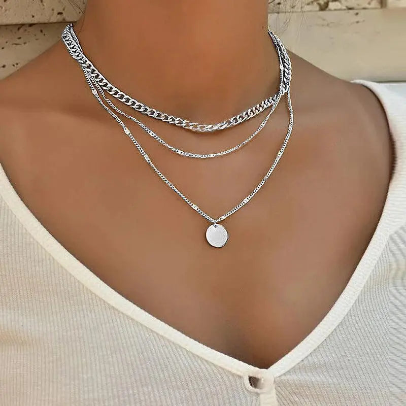 Elegante ketting in goud- en zilverkleur