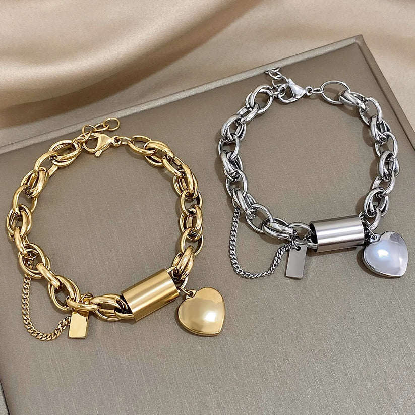 Dikke hartvormige armband