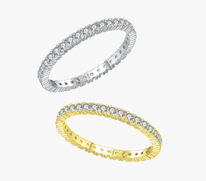 Minimalistische Verlichte Eternity Ring