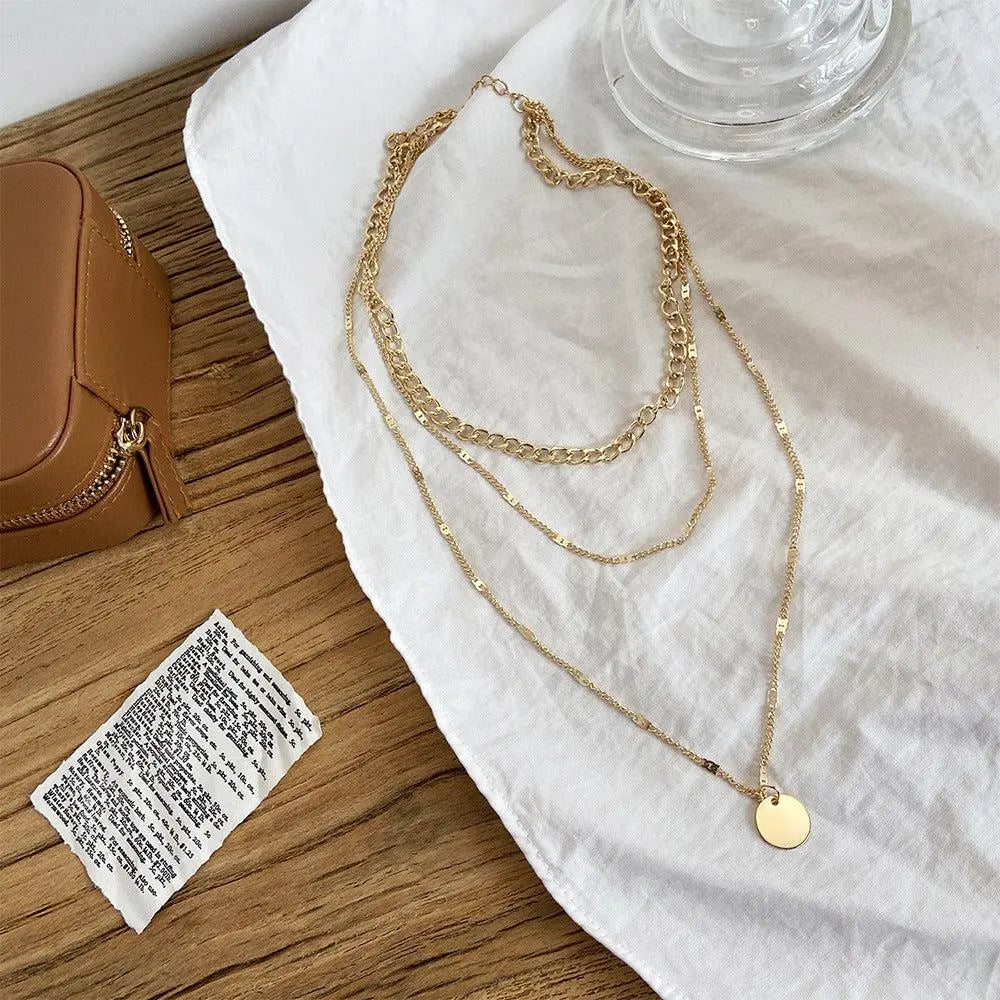 Elegante ketting in goud- en zilverkleur