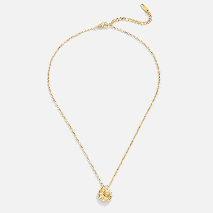 Ketting met kristallen schelphanger